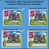 Alphabet Flash Cards for Early Readers - Incas