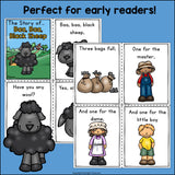 Baa, Baa, Black Sheep Mini Book for Early Readers