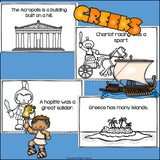 Ancient Greece Mini Book for Early Readers
