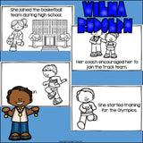 Wilma Rudolph Mini Book for Early Readers: Women's History Month