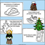 Christmas in the Netherlands Mini Book for Early Readers - Christmas Activities
