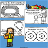 Danica Patrick Mini Book for Early Readers: Women's History Month