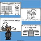 Thurgood Marshall Mini Book for Early Readers: Black History Month