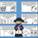 American Revolutionary War Mini Book for Early Readers
