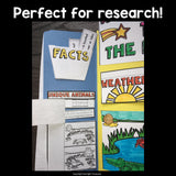 Marsh Lapbook for Early Learners - Animal Habitats