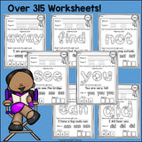 Dolch Sight Words Worksheets and Activities for Early Readers #2