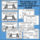 Tower Bridge Complete Unit for Early Learners - World Landmarks