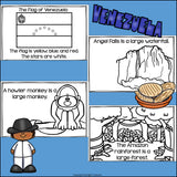 Venezuela Mini Book for Early Readers - A Country Study