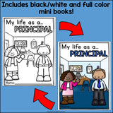 Principal Mini Book for Early Readers - Careers and Community Helpers