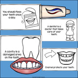 Dental Health Mini Book for Early Readers: Dental Health Month
