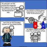 James Madison Mini Book for Early Readers: Presidents' Day
