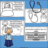 Elizabeth Blackwell Mini Book for Early Readers: Women's History Month