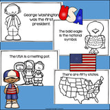 USA Mini Book for Early Readers