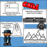 Chile Mini Book for Early Readers - A Country Study