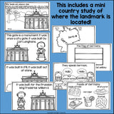 Brandenburg Gate Complete Unit for Early Learners - World Landmarks