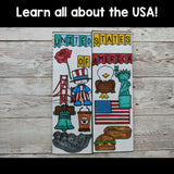 United States of America USA Travel Brochure for Early Readers - Country FREEBIE