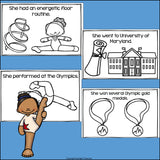 Dominique Dawes Mini Book for Early Readers: Women's History Month
