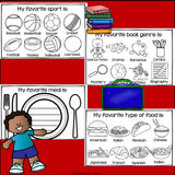 Back To School Mini Book - All About Me Mini Book