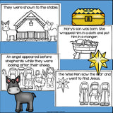 The Christmas Story Mini Book for Early Readers - Nativity Story, Birth of Jesus