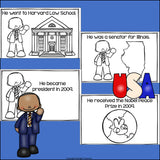 Barack Obama Mini Book for Early Readers: Presidents' Day