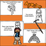 Apache Tribe Mini Book for Early Readers