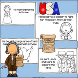 Thomas Jefferson Mini Book for Early Readers: Presidents' Day