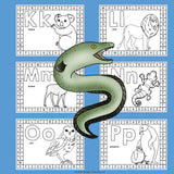 Alphabet Letter Punch Worksheets for Early Readers - ABC Punch Sheet FREEBIE