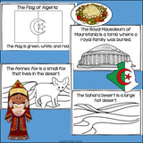Algeria Mini Book for Early Readers - A Country Study