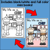 Chef Mini Book for Early Readers - Careers and Community Helpers