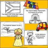 South Africa Mini Book for Early Readers - A Country Study