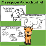The Prairie Mini Book for Early Readers: Prairie Animals