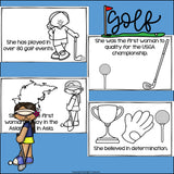 Michelle Wie Mini Book for Early Readers: Women's History Month