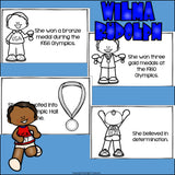 Wilma Rudolph Mini Book for Early Readers: Women's History Month