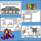 Life in the 1970s Mini Book for Early Readers