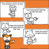 Foxes Mini Book for Early Readers
