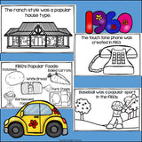 Life in the 1960s Mini Book for Early Readers