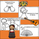 Spain Mini Book for Early Readers - A Country Study