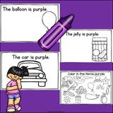 Colors of the Week: Purple Mini Book