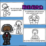 Frederick Douglass Mini Book for Early Readers: Black History Month