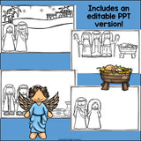 The Christmas Story Mini Book for Early Readers - Nativity Story, Birth of Jesus