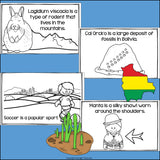 Bolivia Mini Book for Early Readers - A Country Study