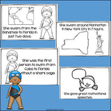 Diana Nyad Mini Book for Early Readers: Women's History Month