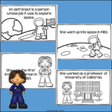 Sally Ride Mini Book for Early Readers: Women's History Month