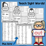 Dolch Sight Words Mini Books for Early Readers