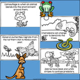 Animal Adaptations Mini Book for Early Readers