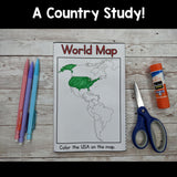 United States of America USA Travel Brochure for Early Readers - Country FREEBIE