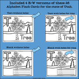 Alphabet Flash Cards for Early Readers - State of Utah