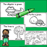 Colors of the Week: Green Mini Book