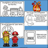 Fire Safety Mini Book for Early Readers