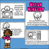 Oprah Winfrey Mini Book for Early Readers: Women's History Month